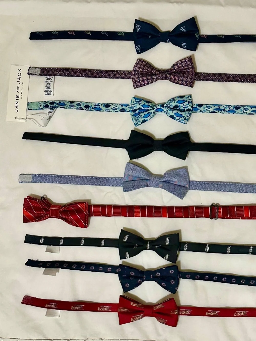 Janie and Jack Bow Ties Lot 9